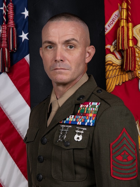 Sergeant Major Roland R. McGinnis, Command Senior Enlisted Leader, 4th Marine Logistics Group
