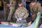 Man demonstrating Augmented Reality Tele-mentoring (ARTM) system
