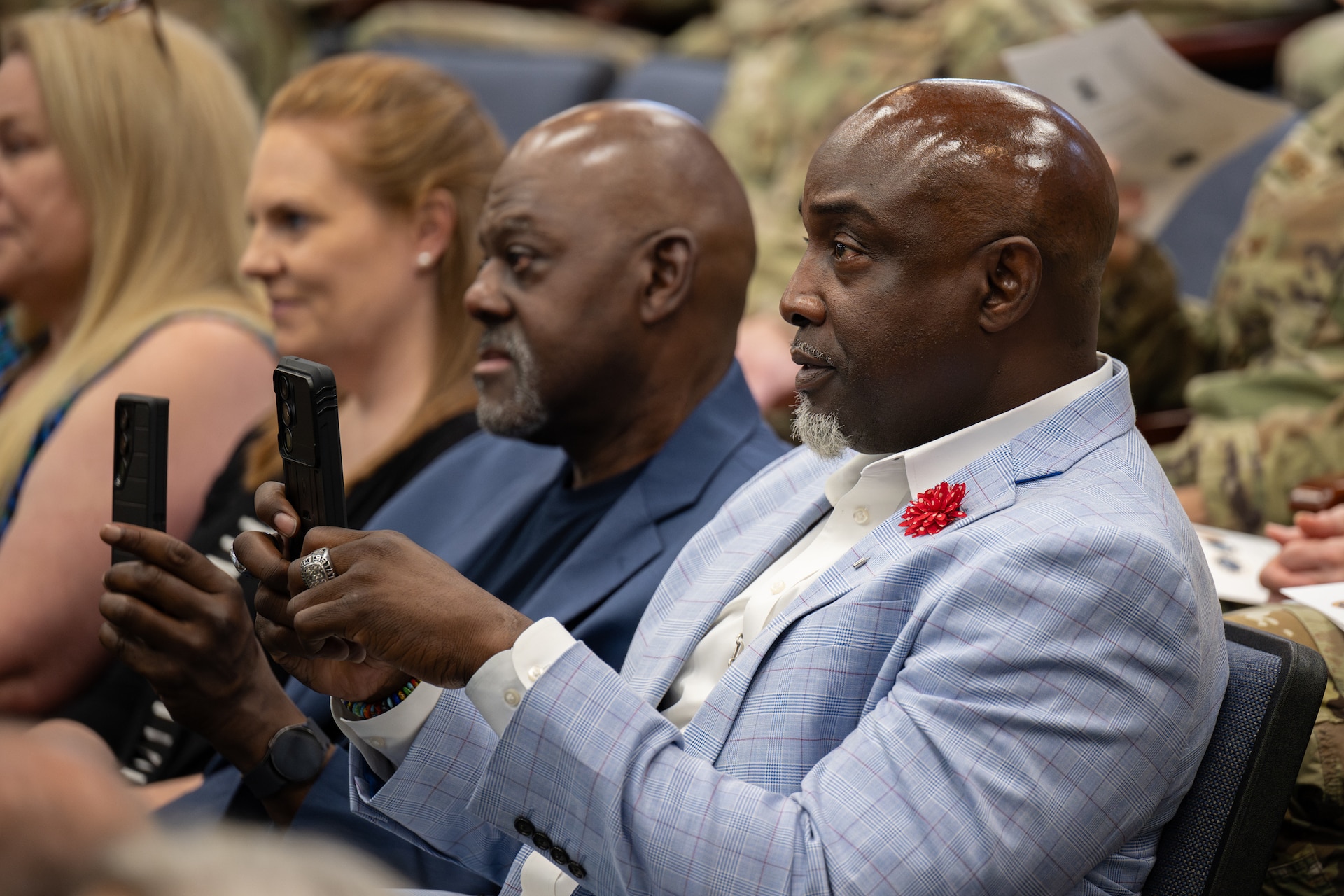 Friends, family and colleagues attend a retirement ceremony for U.S. Air Force Maj. Gen. Charles Walker, Air National Guard assistant to the judge advocate general of the United States Air Force, in Nashville, Tenn., July 24, 2026. Walker is concluding a distinguished 35-year career during which he previously served as director of the Office of Complex Investigations at the National Guard Bureau in Washington, D.C., chief of staff for the Air Component at Joint Force Headquarters—Kentucky National Guard, and staff judge advocate for the Kentucky Air Guard’s 123rd Airlift Wing in Louisville. (U.S. Air National Guard photo by Dale Greer)