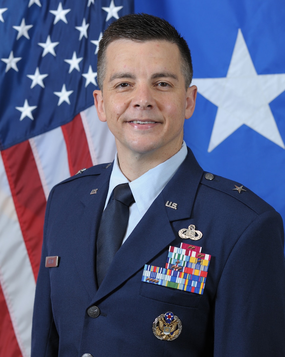 This is the official photo of Brig. Gen. David J. Wilson.