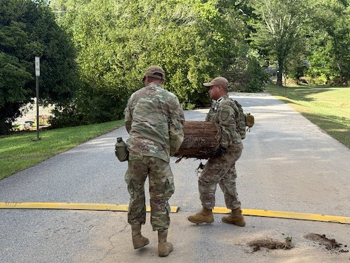 MCCAYSVILLE, Ga. — Georgia State Defense Force Soldiers deployed to McCaysville on Aug. 3 to assist local officials and residents as recovery efforts continued following devastating flash flooding that struck the North Georgia community overnight Aug. 1-2.