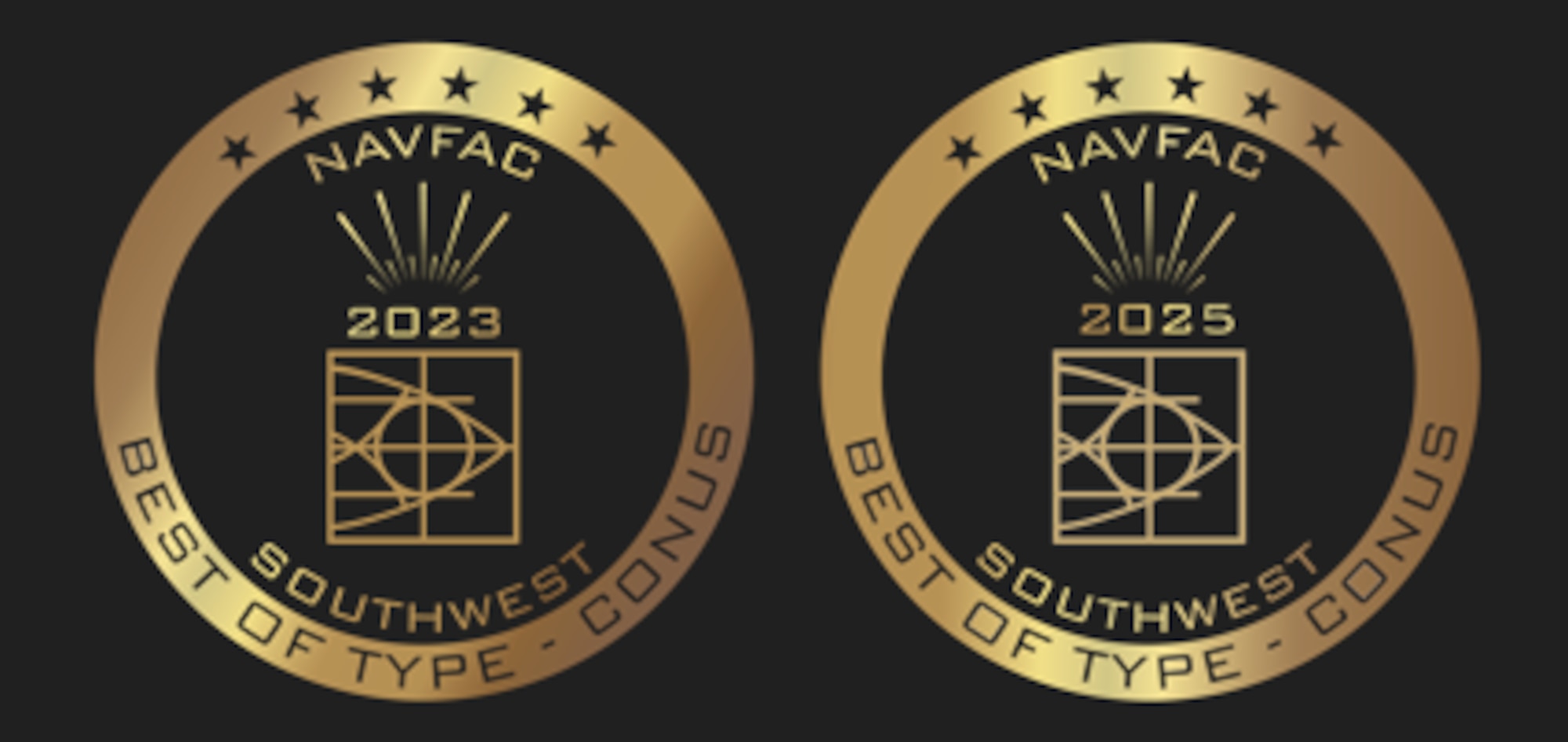 logos in gold