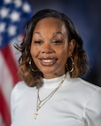 LaShonda T. Jordan, Office of the Assistant Secretary of the Army for Financial Management and Comptroller accountant, poses for a photo at the Maj. Gen. Emmett J. Bean Federal Center in Indianapolis May 12, 2026. OASA (FM&C) drives modernization through optimizing resources, eliminating inefficiencies, and investing in innovative solutions to enable readiness, build lethality and empower the warfighter. (U.S. Army photo by Mark R. W. Orders-Woempner)