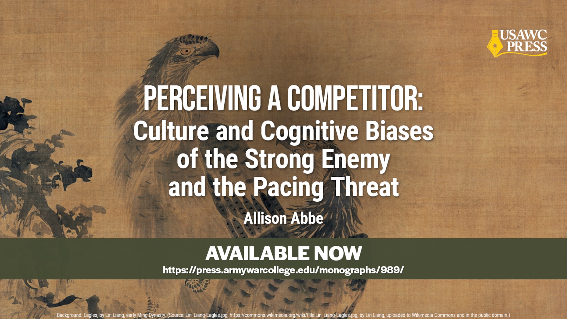 Slide for Perceiving a Competitor: Culture and Cognitive Biases of the Strong Enemy and the Pacing Threat by Allison Abbe