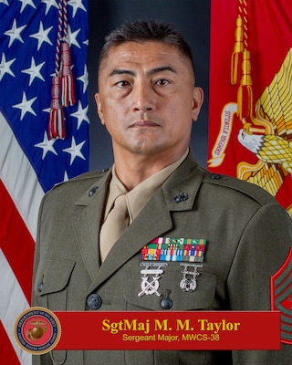 Portrait of Sergeant Major Manuel M. Taylor