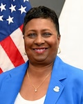 Aundair Kinney, acting director of the Mission and Installation Contracting Command Field Directorate Office-Fort Sam Houston, poses for an official portrait July 2026 at the MICC headquarters, Joint Base San Antonio-Fort Sam Houston, Texas.