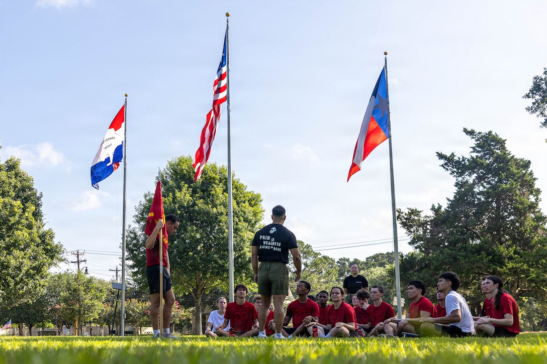 The Initial Strength Test evaluates poolees upper-body strength, core strength, and endurance required for recruit training.