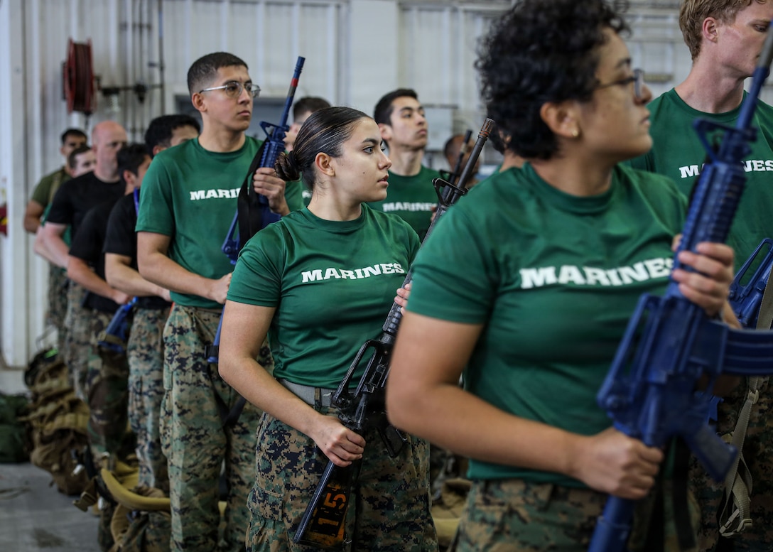 The Marine Officer Program prepares officer candidates through leadership evaluations, physical training and classroom instruction prior to attending Officer Candidates School. The program develops leadership, discipline and decision-making skills required of future Marine Corps officers.