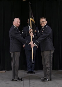 Military members have change of leadership ceremony