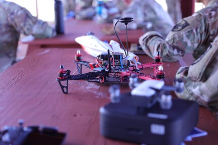 During the exercise, 140 Soldiers trained on small unmanned aircraft systems, gaining situational understanding and readiness in the employment of sUAS for intelligence, protection, and defensive countermeasure functions. The training included both simulation and live flying, further expanding the exercise’s contribution to operational adaptability and mission readiness.