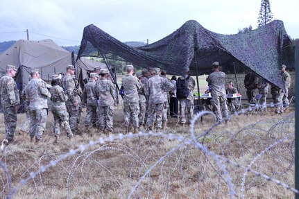 PELE STRIKE 2026 served as a joint and multi-component HUMINT, CI, and protection exercise that included participants from the Army’s active duty and Reserve components, active duty Marines from 3rd Marine Littoral Regiment, Navy observers, and key units including the 368th MI BN, 301st MI BN, 500th Military Intelligence Brigade-Theater, and the 25th Infantry Division, totaling 226 personnel.