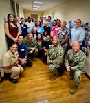 SAN DIEGO (Aug. 6, 2026) – Acting Surgeon General and Chief, U.S. Navy Bureau of Medicine and Surgery, Rear Adm. Matthew Case (front row, center) poses for a group photo with participants of the RELATIONS® for Healthcare Transformation core course at Naval Medical Center San Diego (NMCSD). During his visit, Case met with the class to emphasize the importance of the course's basic tenets, which equip staff with practical tools to strengthen communication and positively influence the human experience of care. (U.S. Navy photo by Contributed)