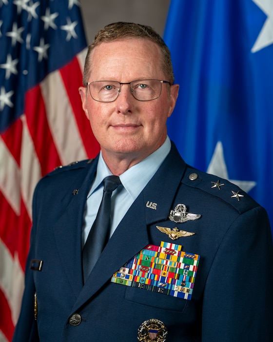 This is the official photo of Maj. Gen. Frank Bradfield III.