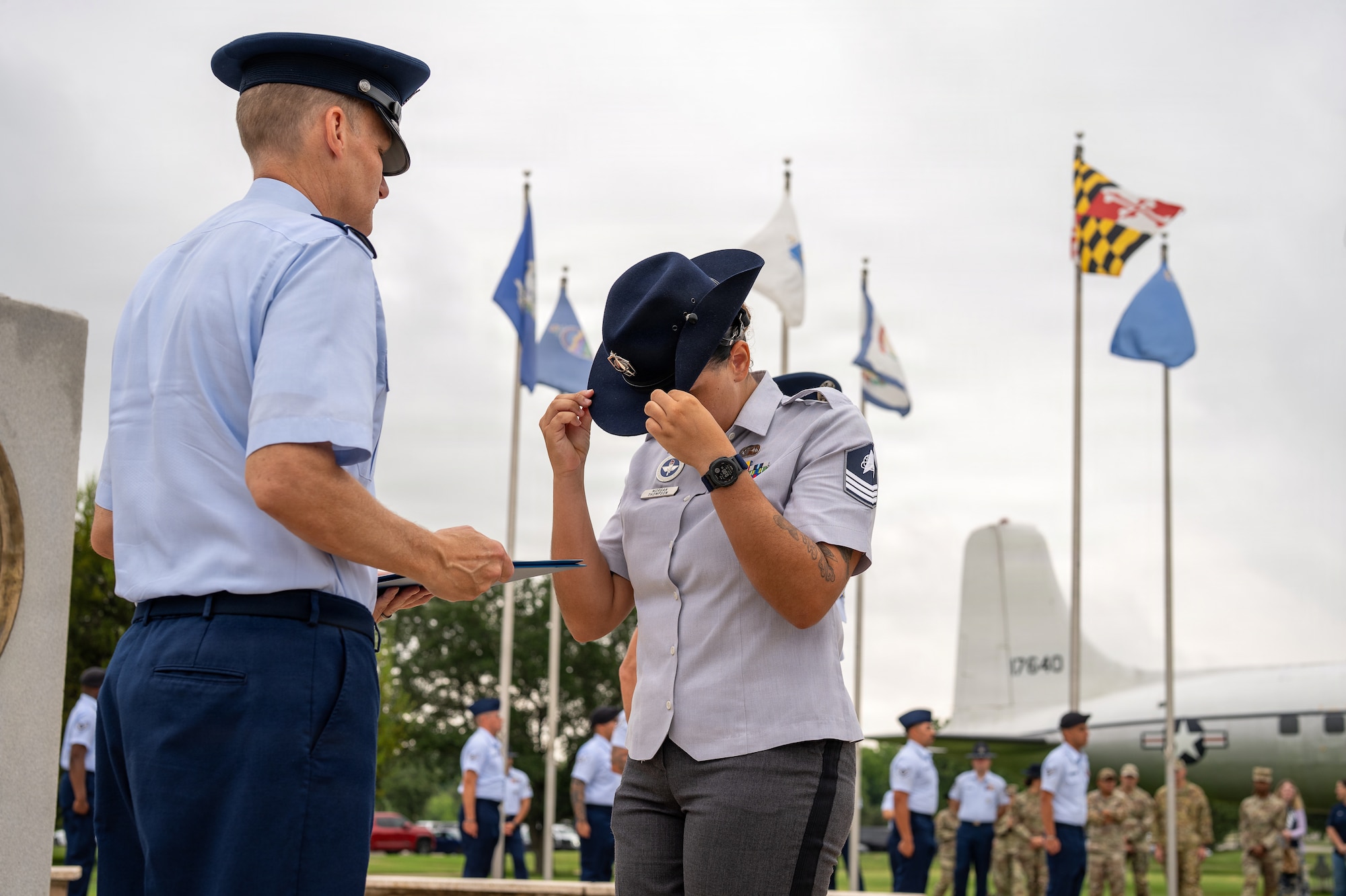 MTIs in uniform outdoors