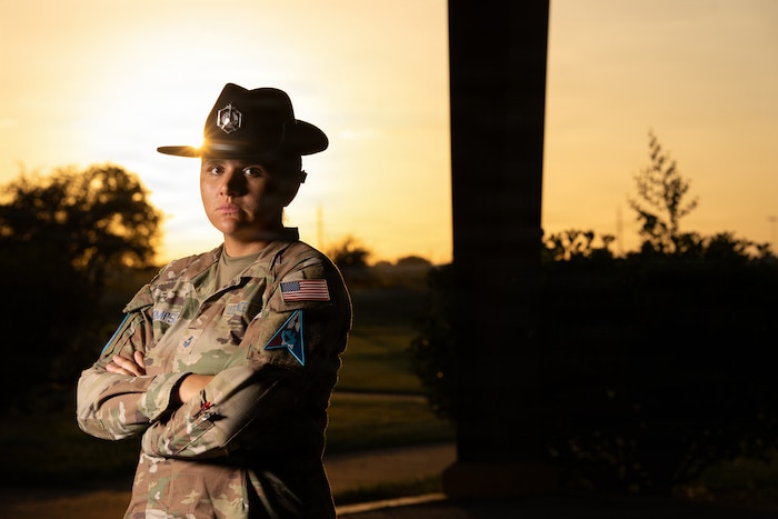 MTI in uniform outside
