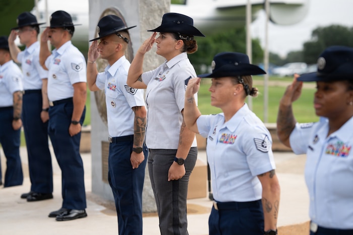 MTIs in uniform outdoors