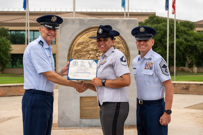 MTIs in uniform outdoors