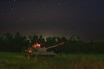 M109A6 Paladins operated by U.S. Army Soldiers assigned to C Battery, 1st Battalion, 201st Field Artillery Regiment, West Virginia Army National Guard, prepare to conduct a nighttime live-fire mission during Exercise Northern Strike 26-2 at the National All-Domain Warfighting Center in Grayling, Michigan, Aug. 6, 2026. The nighttime training challenged Soldiers to maintain proficiency and deliver responsive indirect fires under reduced visibility. Northern Strike is an Army-sponsored, multi-component, multinational exercise designed to build readiness and enhance interoperability to fight and win. Northern Strike 26-2, Michigan's largest and longest joint readiness exercise, is held Aug. 1-15, 2026, at the National All-Domain Warfighting Center. This year's exercise features about 9,000 participants. Photo by Sgt. 1st Class Aaron Shuemake.