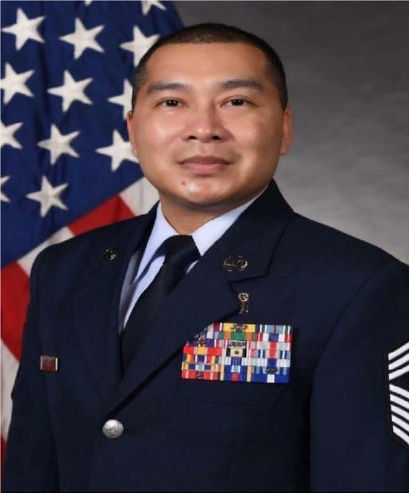 Chief Master Sgt. Ireneo Alfaro is the senior enlisted leader for the 412th Medical Group at Edwards Air Force Base, California.