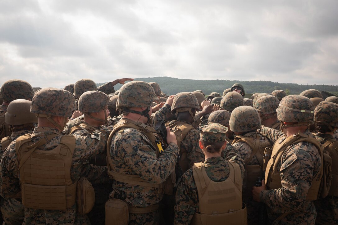 Northern Strike 26-2 | Command Senior Enlisted Leader of 4th Marine Logistics Group visits 4th Combat Readiness Regiment