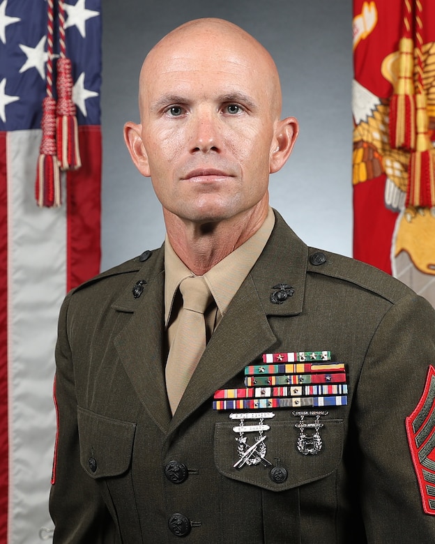 Sergeant Major Sean R. Blue Official Biography Photo