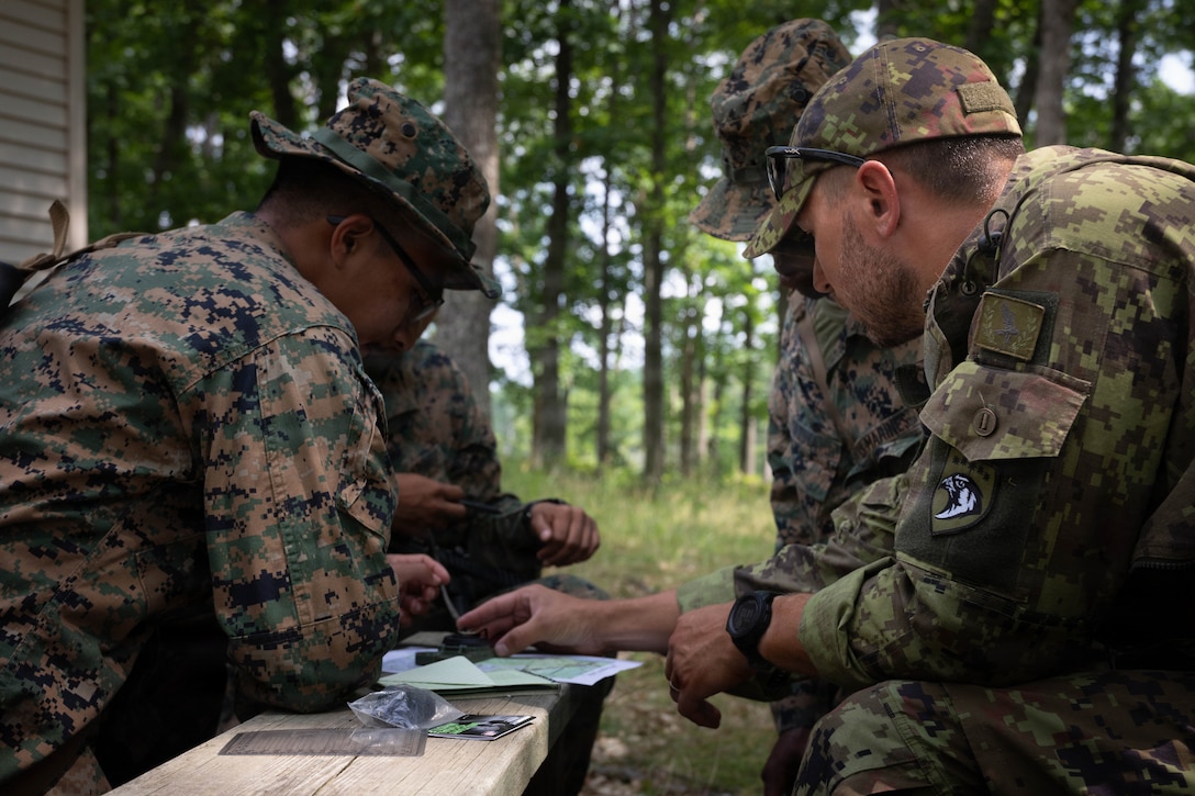 Northern Strike 26-2 | 4th Combat Readiness Regiment and multi-national countries conduct Land Navigation