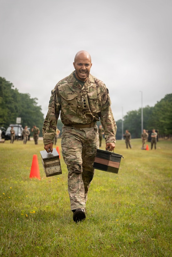 Northern Strike 26-2 | 4th Combat Readiness Regiment Marines and Partner Nations conduct the USMC Combat Fitness Test