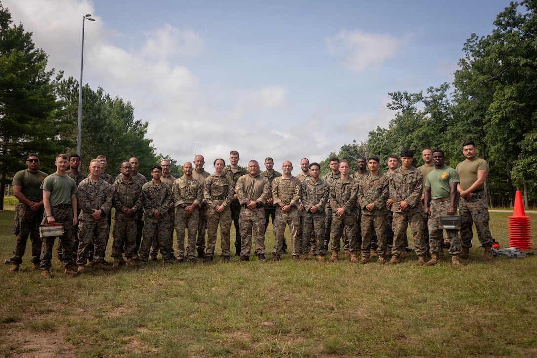Northern Strike 26-2 | 4th Combat Readiness Regiment Marines and Partner Nations conduct the USMC Combat Fitness Test