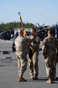 Kang succeeds Mortrud as 38th Troop Command commander