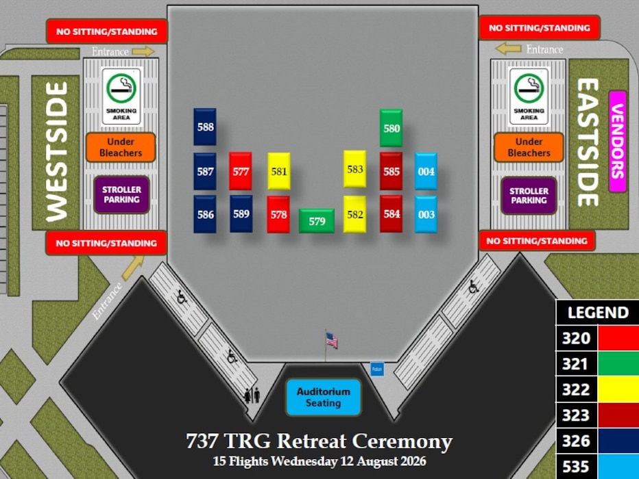 Flight Map for Coin Ceremony: 12 August