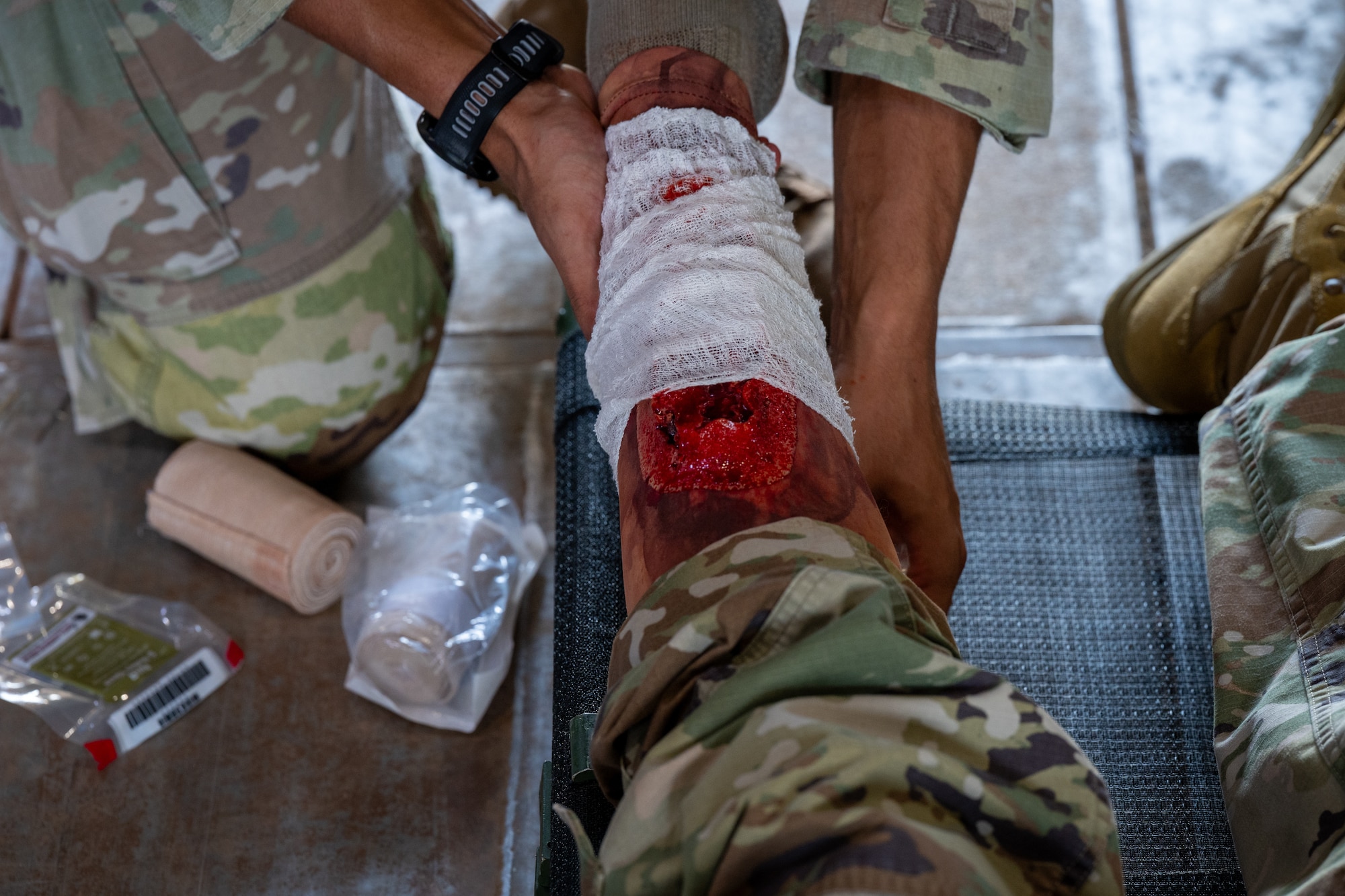 Treating a fake wound