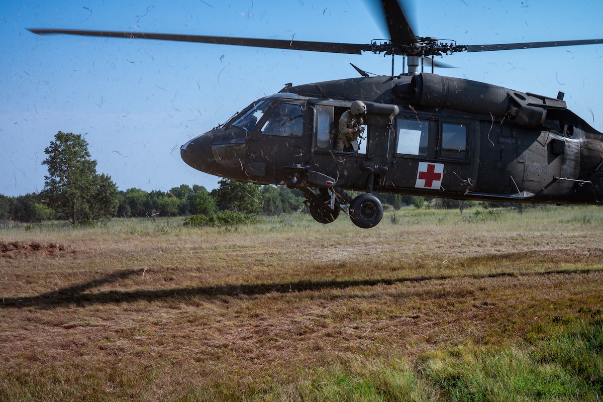Helicopter landing