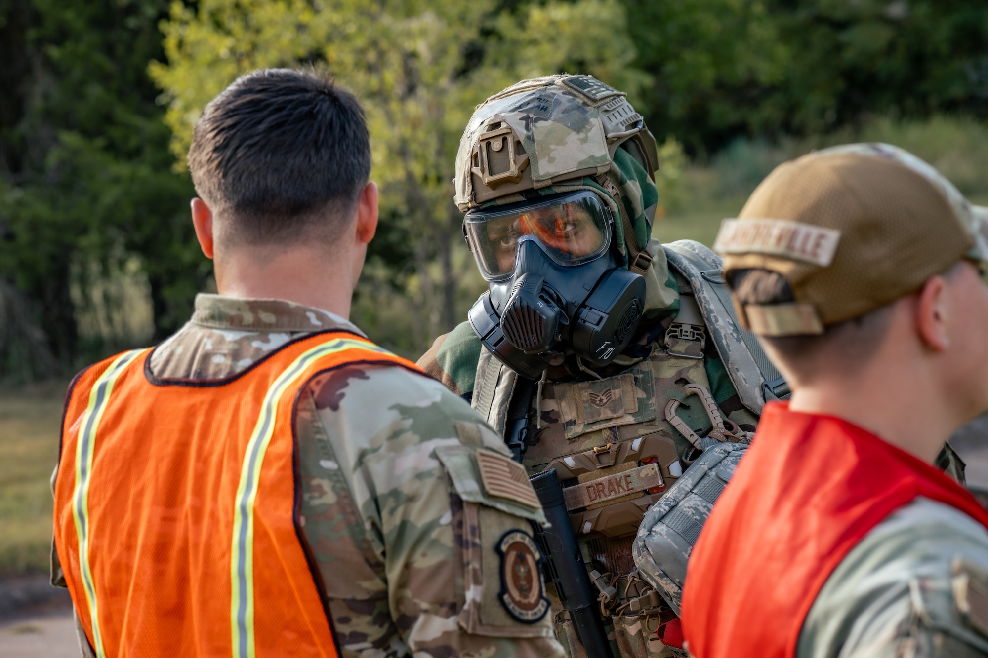 Airman responds to evaluation team
