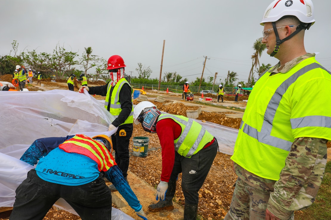 USACE employee at job site.