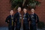 The U.S. Army Parachute Team’s 4-Way Formation Skydiving (FS) Competition Team took home gold at the 2025 Indoor National Skydiving Championships, hosted by Skydive Paraclete XP.

SFC Jesse Stahler, SFC Nick Birkner, SFC Mitch Stockenberg, and SFC Mike Connors delivered a standout performance, earning 284 points with an average of 28.4 over 10 rounds. Competing against top skydiving teams from across the country, the team showcased elite precision, speed, and synchronization in the wind tunnel.