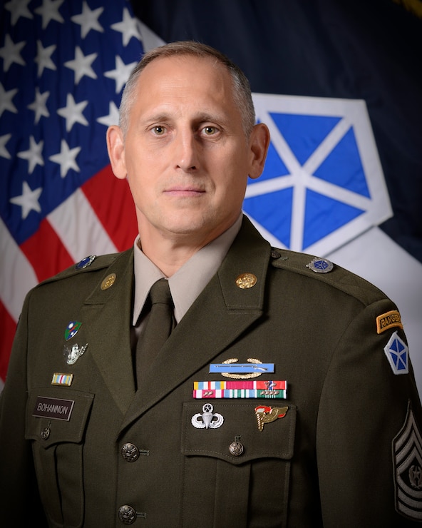 Command Sgt. Maj. Eric Bohannon