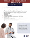 Womack Army Medical Center transitions to the Defense Health Agency’s Primary Care-Mental Health Integration (PC-MHI) program, embedding mental health professionals directly into primary care clinics to deliver seamless, team-based care for Fort Bragg service members and their families.