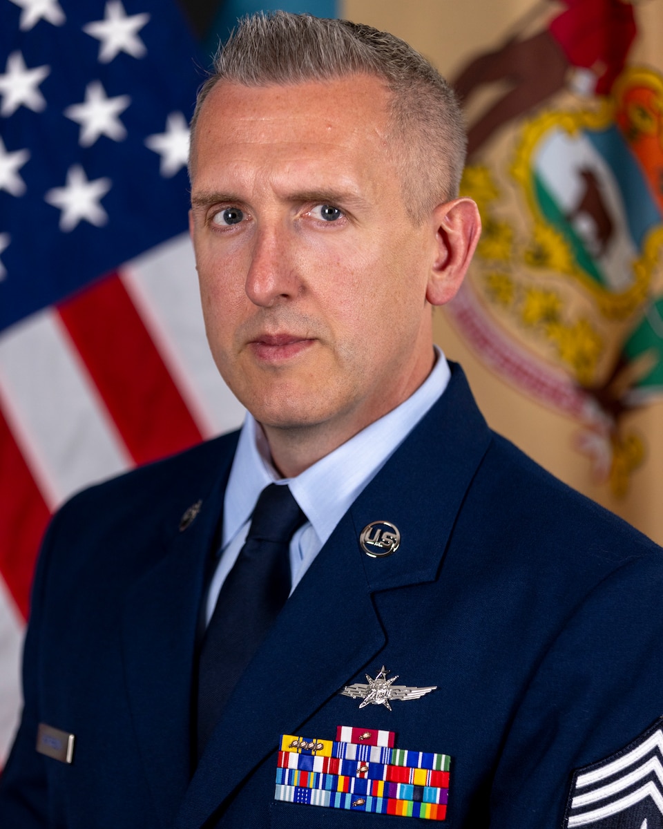 Official photo of Chief Master Sgt. Ryan A. Rathbun