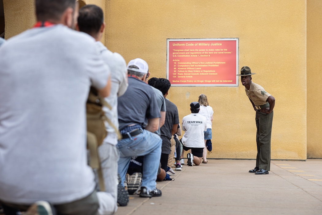 Educators and Community Influencers from across Washington, Oregon and California visit MCRD San Diego