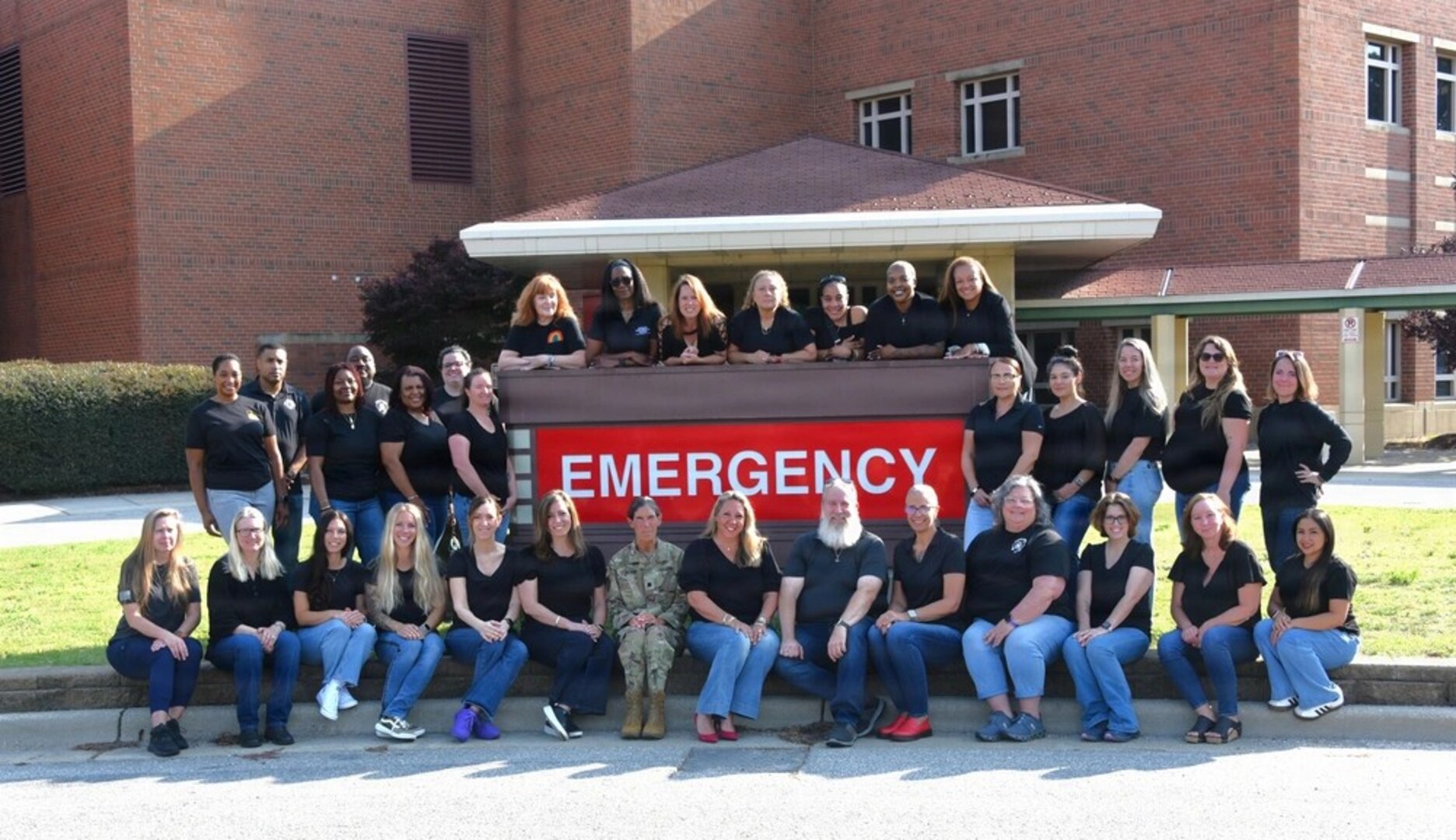 Womack Army Medical Center forensic healthcare examiners pose for a group photo during their annual competency training at Fort Bragg, N.C., June 25, 2026. The training convened more than 30 forensic nurses, medical providers, and legal experts to refine the clinical and courtroom proficiencies essential for the comprehensive care of trauma victims