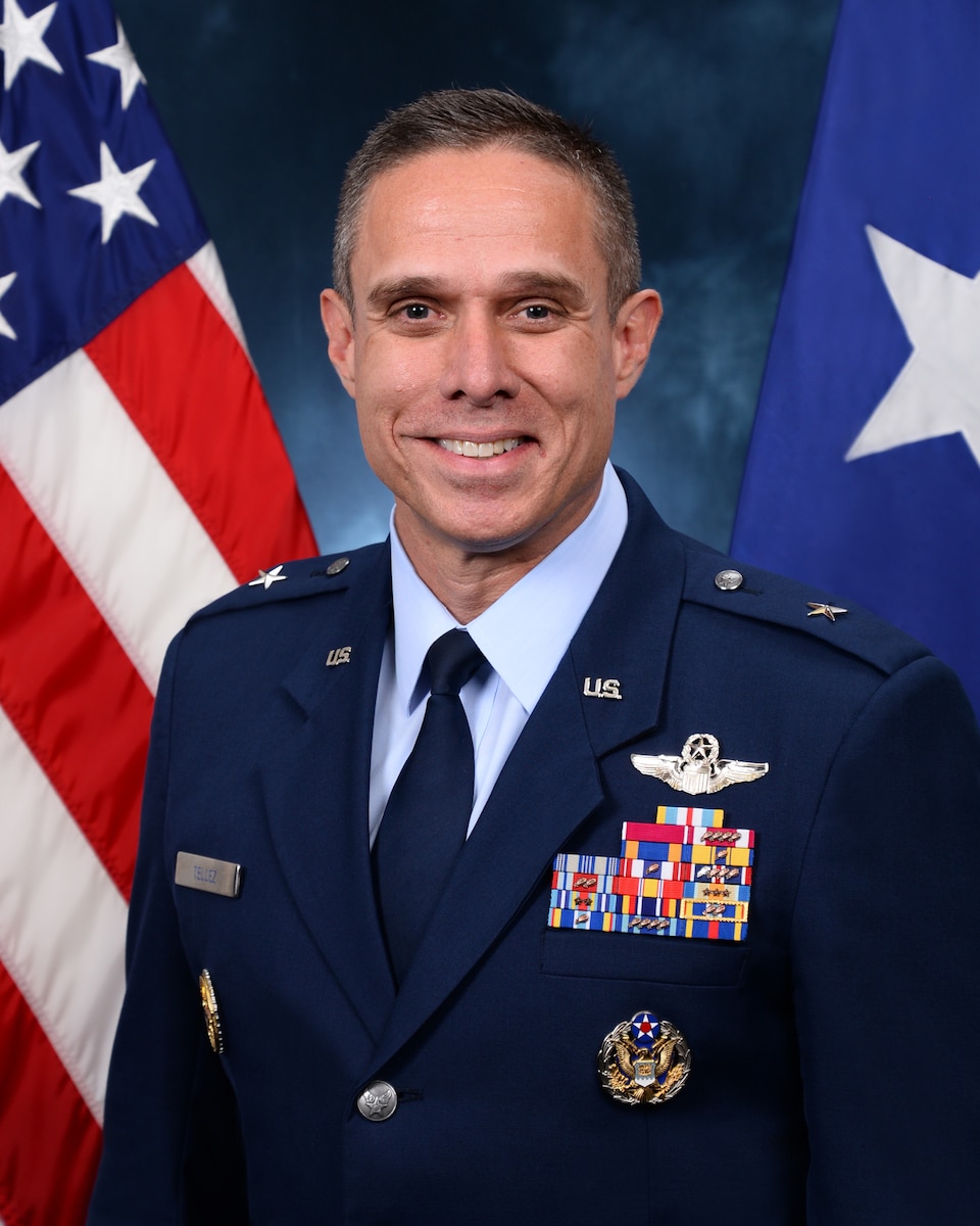 Brig. Gen. Brandon J. Tellez Official Photo