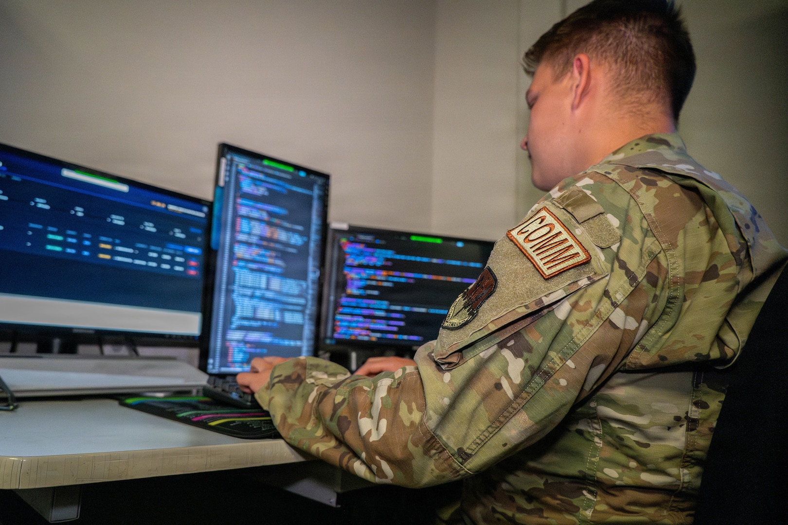 U.S. Air Force Senior Airman Joseph Davenport, Arkansas National Guard 188th Intelligence Support Squadron, recently deployed to Germany for a temporary duty, or TDY, assignment to provide support to the 693rd Wing at Ramstein Air Base.