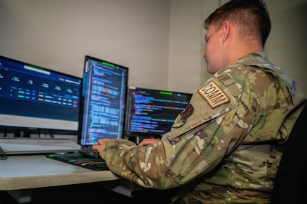 U.S. Air Force Senior Airman Joseph Davenport, Arkansas National Guard 188th Intelligence Support Squadron, recently deployed to Germany for a temporary duty, or TDY, assignment to provide support to the 693rd Wing at Ramstein Air Base.