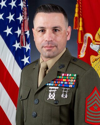 Portrait of Sergeant Major Alexander Karasik