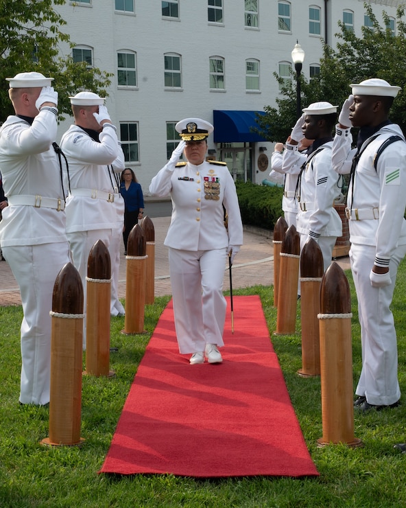 Rear Adm. David J. Faehnle was relieved by Rear Adm. Suzanne M. Bailey as commandant, Naval District Washington (NDW)