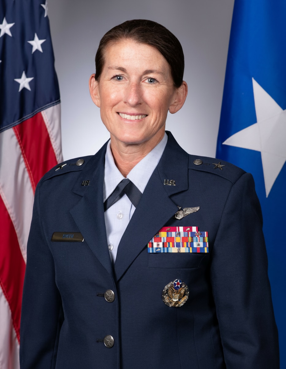 This is the official portrait of Brig. Gen. Kristine Smith.