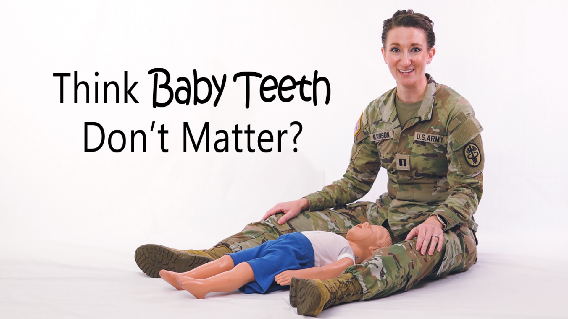 "They’re just going to fall out anyway, right?"

It is tempting to think baby teeth don’t need maintenance because they are temporary. But losing a baby tooth early to a cavity or injury is one of the leading causes of crooked adult teeth. Baby teeth act as physical placeholders and guides for adult teeth. When one is lost early, adjacent teeth shift, causing the incoming adult teeth to emerge rotated or blocked out entirely.

At Fort Riley, we want to help you protect both your child's smile. In this feature, CPT Heather Wilkinson breaks down the milestones of early oral care. Learn the clinical hacks to make your child's next dental visit stress-free.