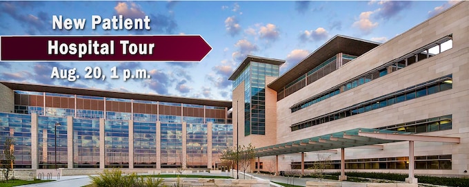 Join our guided hospital tour designed for new patients and family members. Learn how to navigate services, access care, and make the most of what Irwin Army Community Hospital offers.
When: Aug. 20, 1 p.m.
Where: Main entrance, first floor
Who: New patients & families