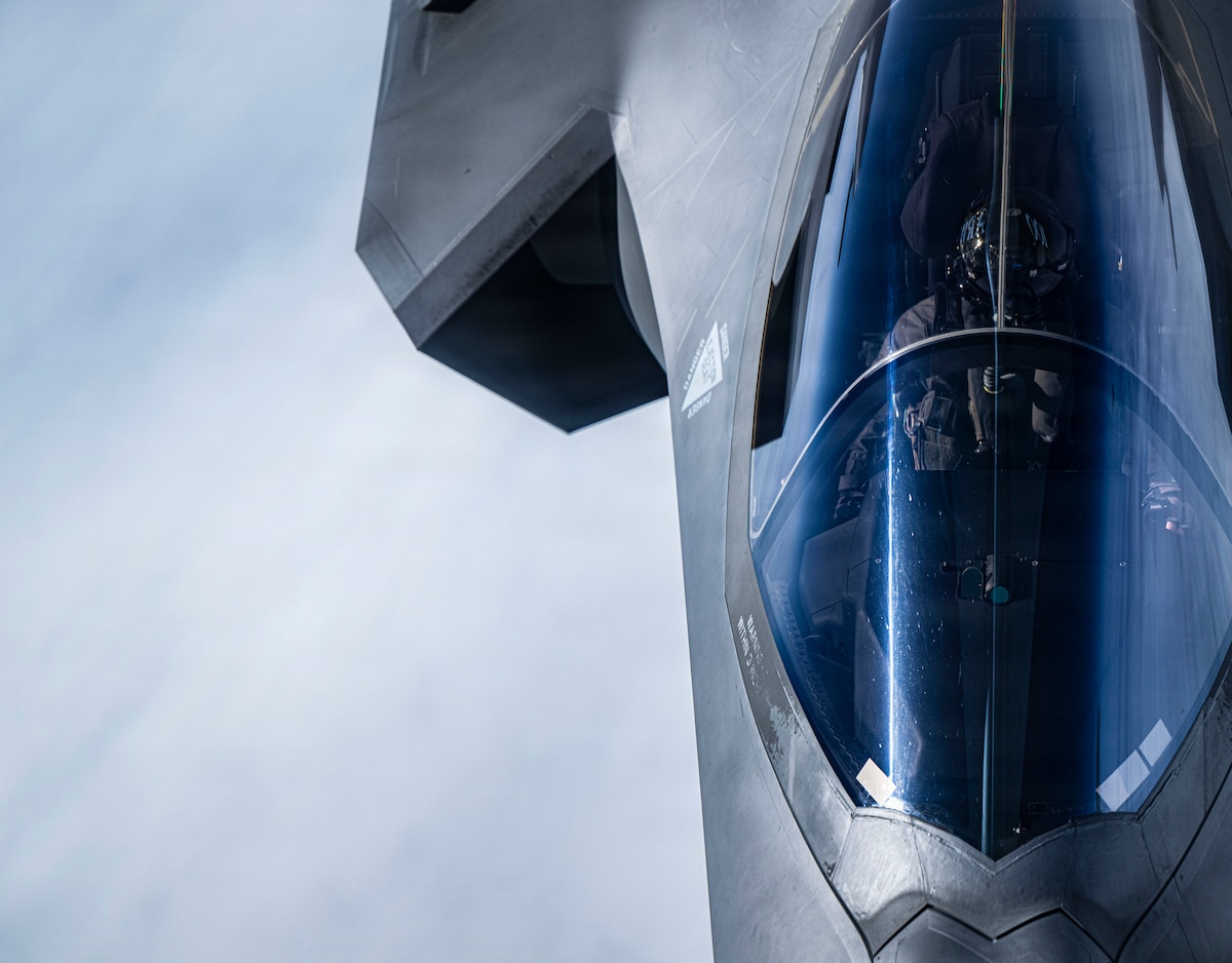 A U.S. Air Force F-35A Lightning II assigned to the 48th Fighter Wing prepares for aerial refueling over the North Sea July 20, 2026, during exercise Combat Archer U.K. The exercise provides British and U.S. units an opportunity to integrate during live-fire air-to-air training. (U.S. Air Force photo by Senior Airman Cody J. A. Mott)