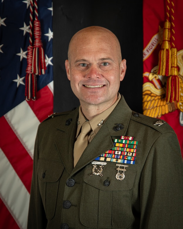 Colonel Charles C. Larson III, Commanding Officer, Marine Corps Support Facility New Orleans
